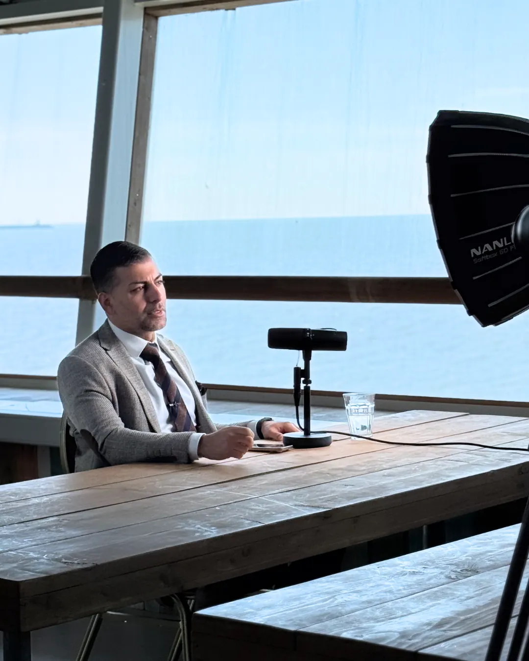 A live interview
